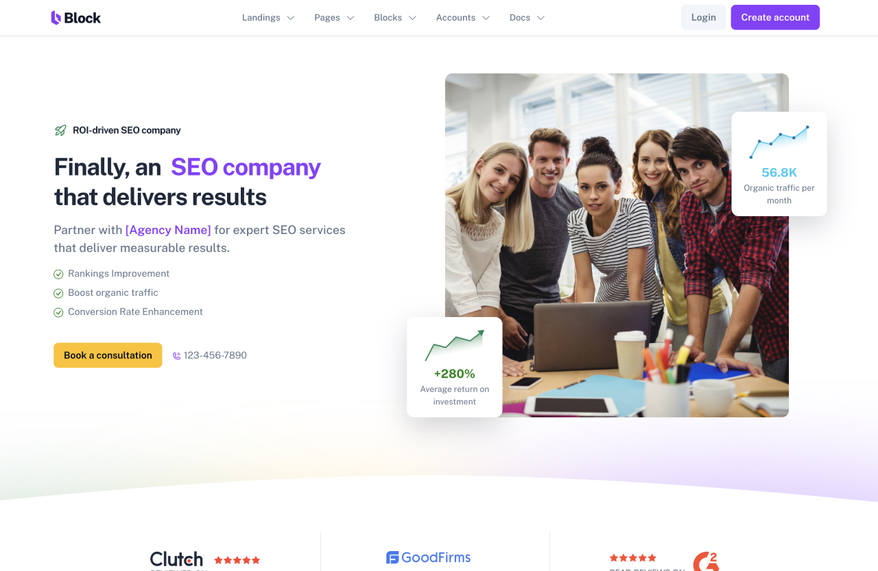 IT Services Website Template